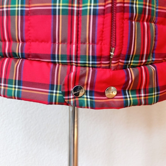 Ralph Lauren Red Plaid Puffer Jacket - Picture 5 of 7